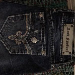 size 28 straight leg rock revival jeans